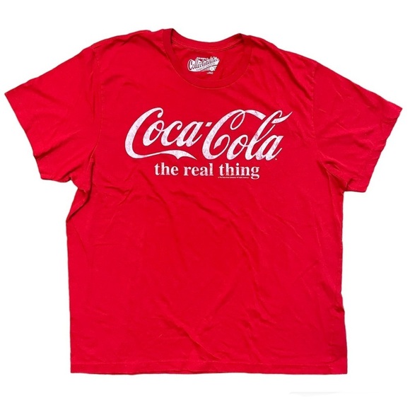 Coca Cola XXL Short Sleeve T Shirt Old Navy Red Logo Classic Collectible Holiday - Picture 1 of 6